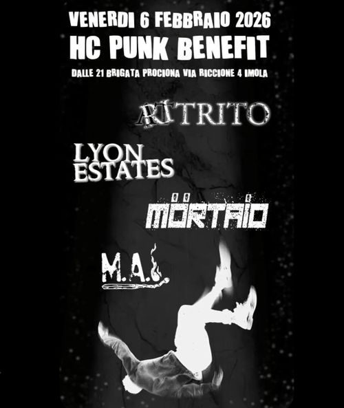 HC punk benefit
