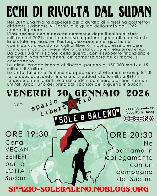 ECHI DAL SUDAN IN LOTTA