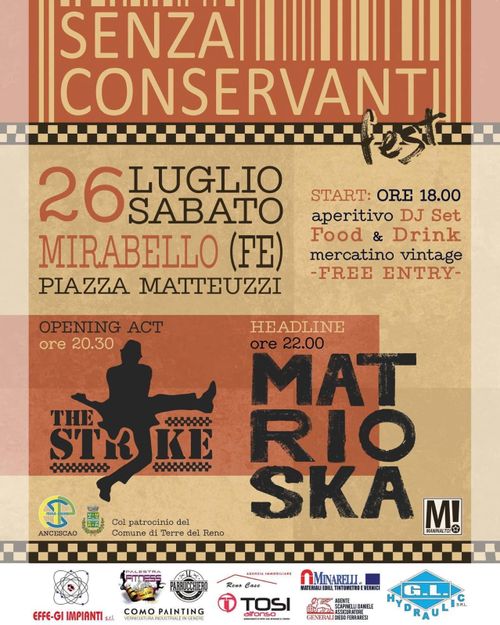 Concerto The Strike e Matrioska