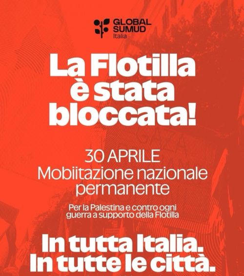 La Flotilla è stata bloccata - Mobilitazione Nazionale Permanente 